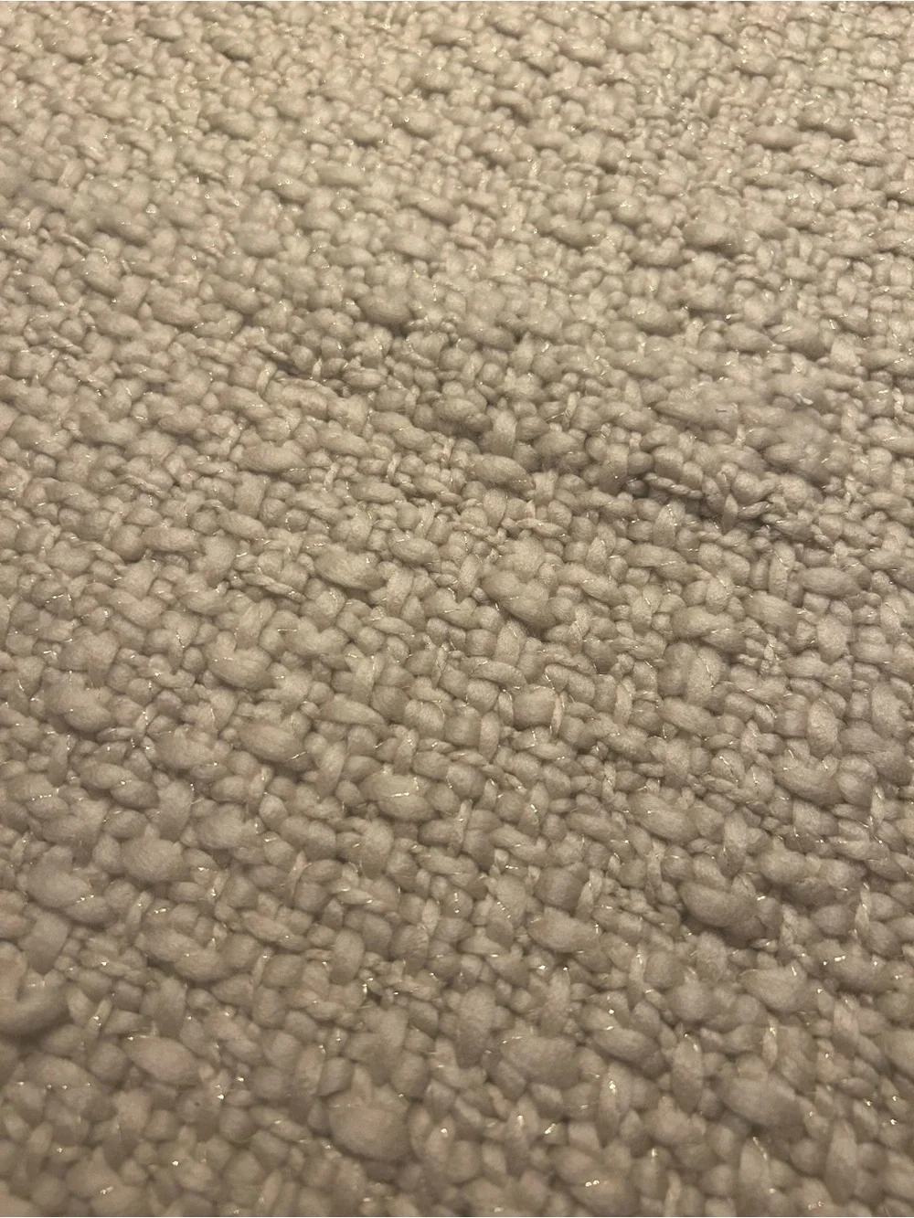 Pottery Barn metallic thread throw